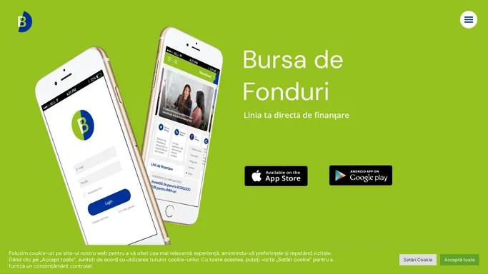 App - Bursa de fonduri