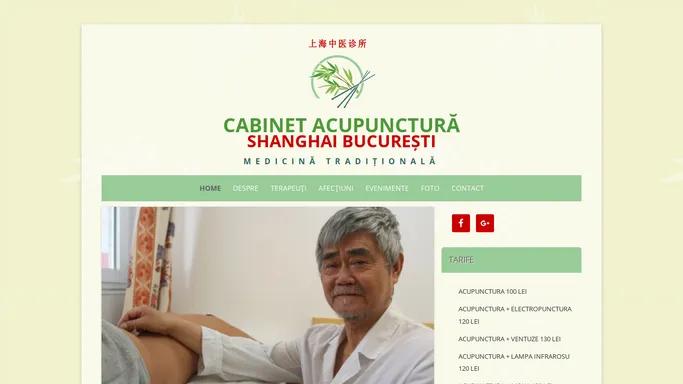 Cabinet acupunctura Bucuresti - Centrul medical Shanghai