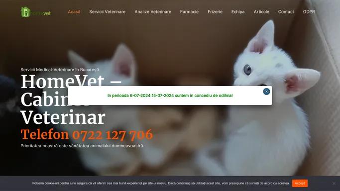 HomeVet – Cabinet Veterinar Sector 3