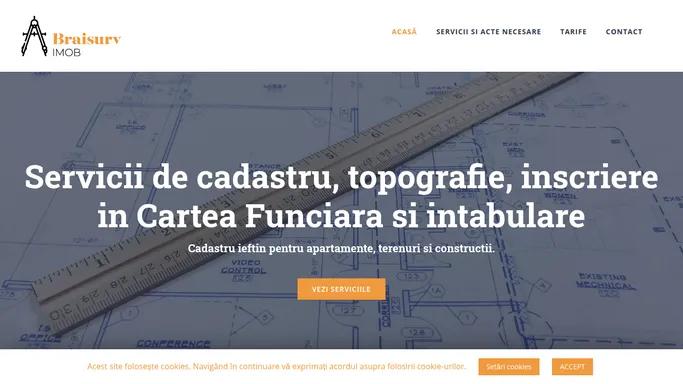 Servicii de cadastru si intabulare Braila | BRAISURV IMOB