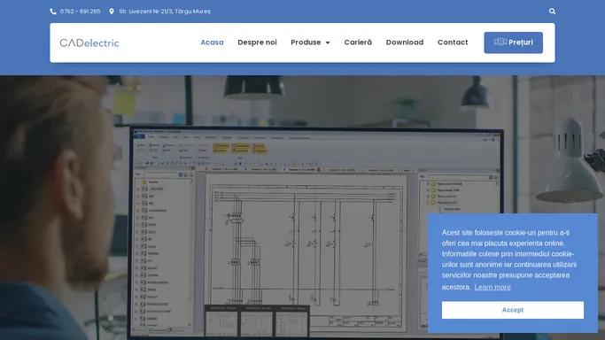 Acasa - Software CAD pentru proiectare electrica