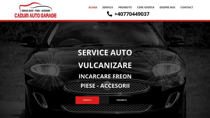 CADUM AUTO GARAGE – Service – Vulcanizare – Piese si Accesori Auto