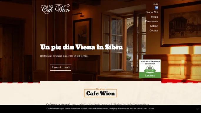 Cafe Wien | Restaurant si cafenea in Sibiu