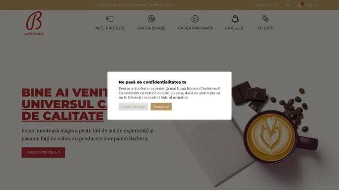 Shop Online de Cafea — Caffe Barbera