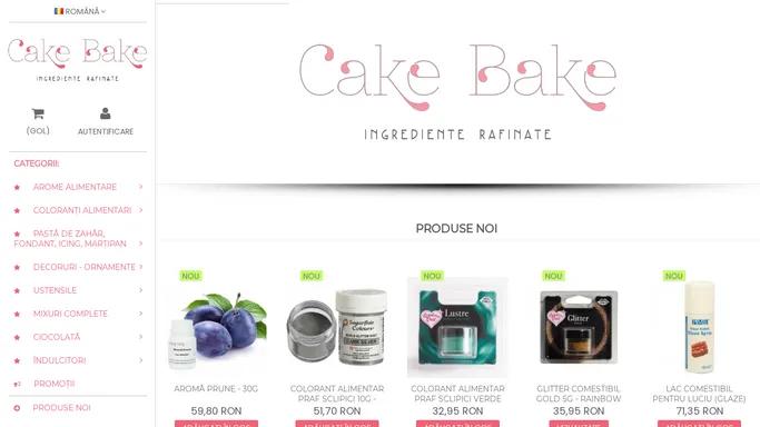 Ingrediente Rafinate Cake - Bake .ro