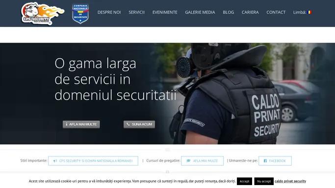 Firma de paza, securitate si protectie din Bucuresti | Caldo Privat Security