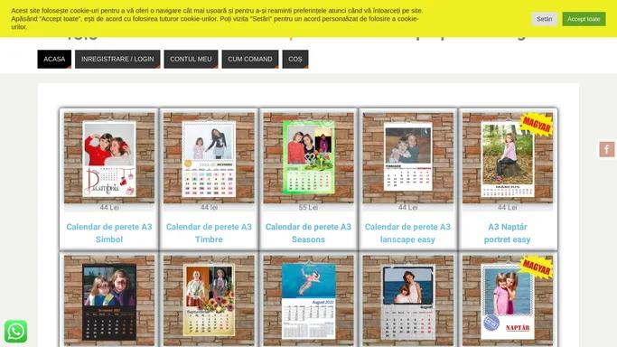 Calendare Foto - calendare personalizate cu pozele tale