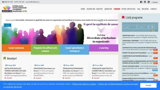 Fundatia F.P.I.P-Viitor | Solutii formare profesionala