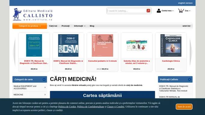 Carti medicina - Librarie virtuala - Carti medicale