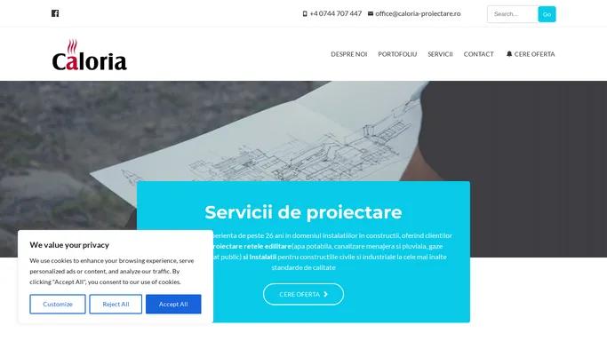 Caloria-Proiectare – Servicii de proiectare