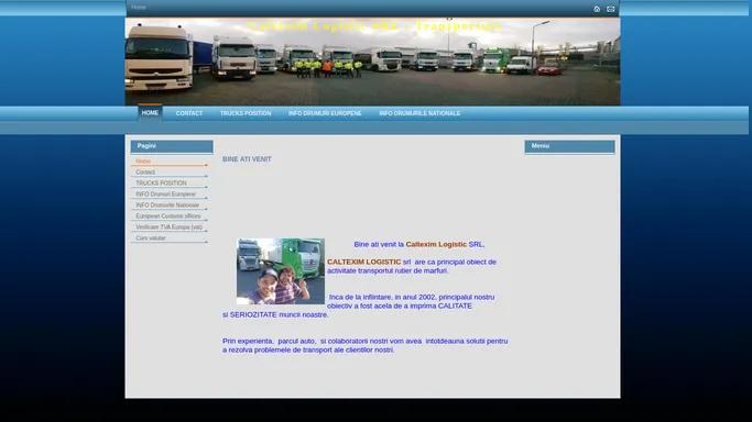 Caltexim Logistic SRL - Transporturi - Home