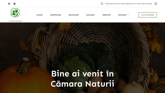 Camara Naturii - Dulceturi si alte bunatati