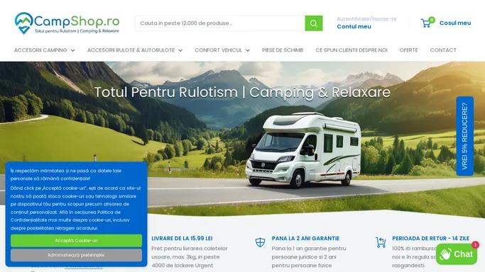 CampShop.ro - Totul Pentru Rulotism | Camping & Relaxare