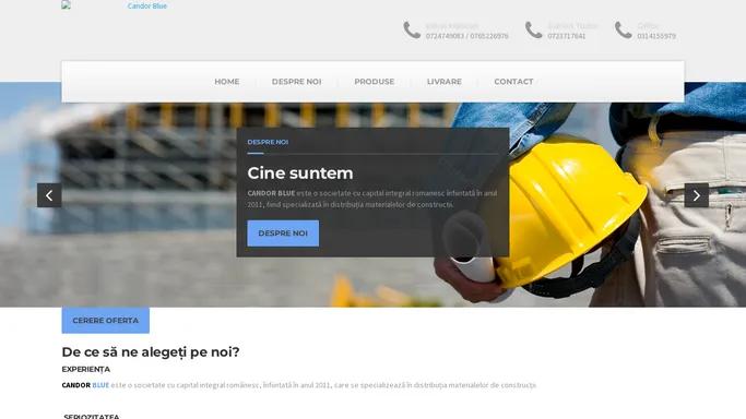 Candor Blue – Materiale de Constructii