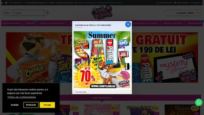 Dulciuri americane, Mystery Boxe, bauturi si sucuri - candyland.ro