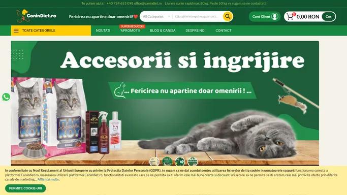 CaninDiet Petshop-ul indragit de animalutele de companie si iubitorii acestora