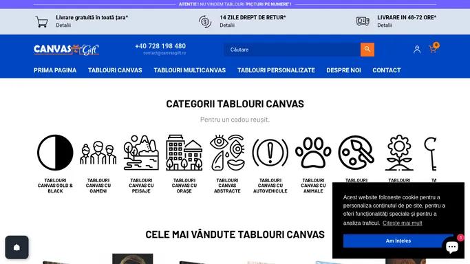 Tablouri Canvas & Tablouri MultiCanvas - CanvasGift.ro – canvasgift.ro