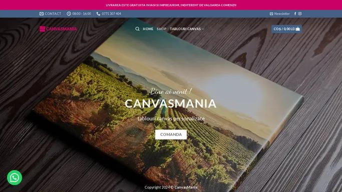 Tablouri canvas personalizate | CanvasMania.ro