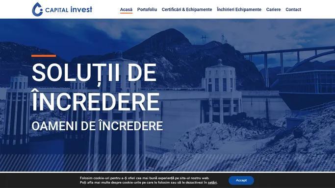 Capital Invest – Solutii de incredere | Oameni de incredere