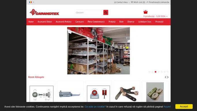 carandtex.ro | Accesorii prelata, carosare, lada scule, unelte, truck shop, magazin online.