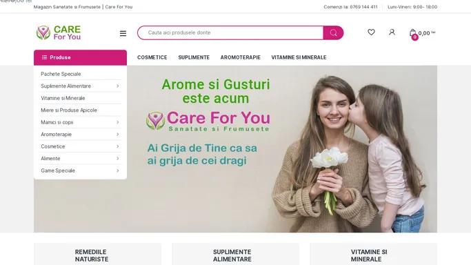 Care for You - Magazin Sanatate si Frumusete