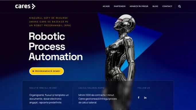 CARES, managementul resurselor umane si al salarizarii