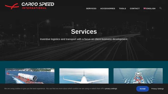 Services - CARGO SPEED INTERNATIONAL