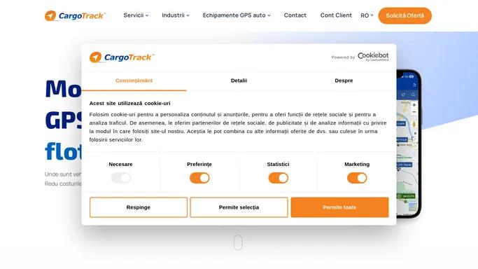 Localizare si Monitorizare GPS Flote Auto | CargoTrack