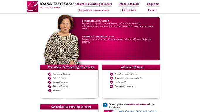 Ioana Curteanu / Consiliere si Coaching de cariera