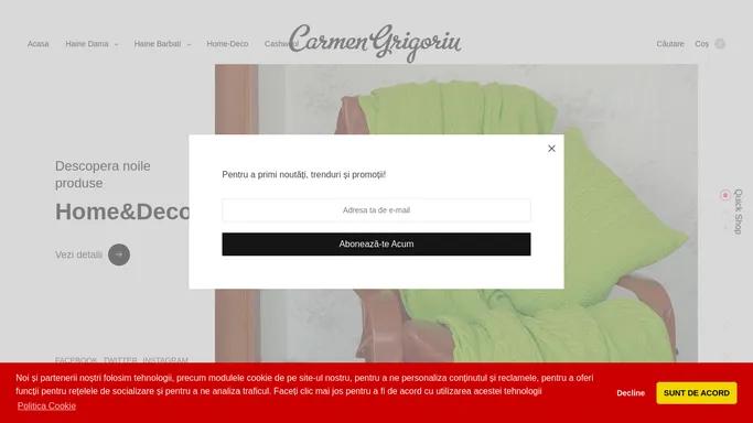 Carmen Grigoriu – WebShop