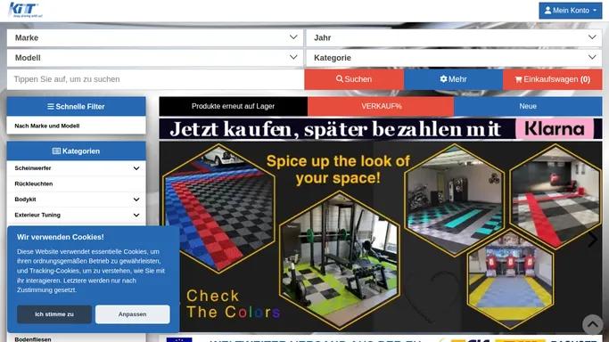 Webseite der KITT Tuning