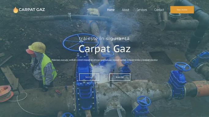 Carpat Gaz – Proiectare, executie, verificari si revizii instalatii de gaze naturale, termice, sanitare si electrice