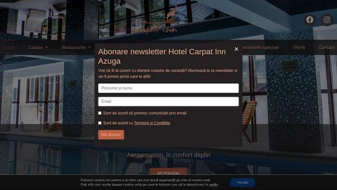Home | Hotel Carpat Inn 4* Azuga