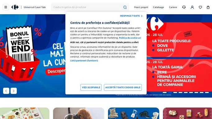 Bine ai venit pe Carrefour.ro | Carrefour Romania