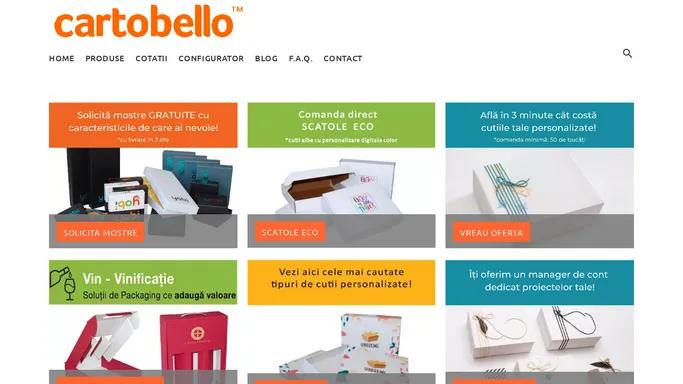 Cartobello, Producator cutii cadouri si cutii personalizate