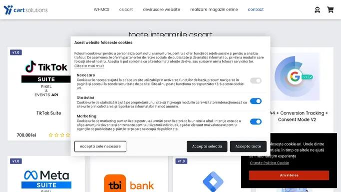 CartSolutions - Dezvoltator addon-uri cscart
