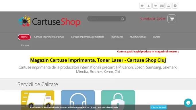 Cartuse Imprimanta, Toner Laser - Cartuse Shop Cluj