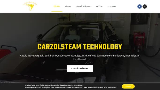 Carzolsteam Technology - Autok, szovetkarpitok, borkarpitok, szonyegek tisztitasa, fertotlenitese szarazgoz technologiaval