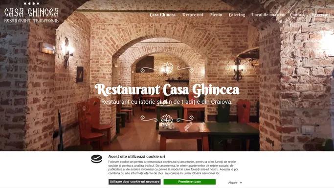 Restaurant Casa Ghincea Craiova - Nunta, botez, petreceri Craiova