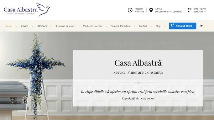 Casa Albastra - Servicii funerare Constanta Non-Stop