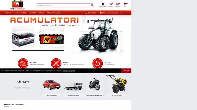 Magazin de acumulatori auto, moto, stationari si alte tipuri ...