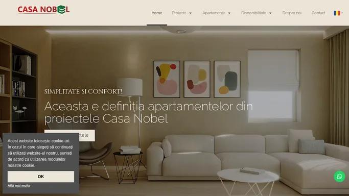 Casa Nobel - Simplitate si comfort