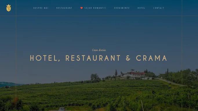 Casa Seciu | Restaurant & Hotel - Locul evenimentelor perfecte!