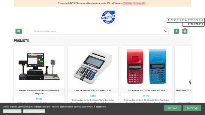 Case de marcat, echipamente fiscale, service, consumabile – CaseDeMarcat.EU – AttoSOFT