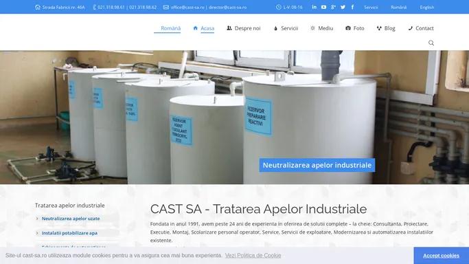 Tratare Ape Industriale | Tratrea Apelor Industriale