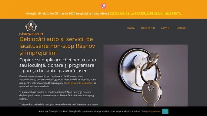 Servicii de lacatusarie -Deblocari auto - Duplicare chei