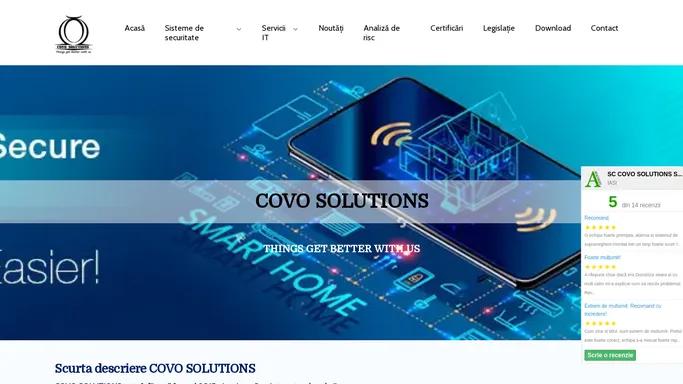 COVO SOLUTIONS Website