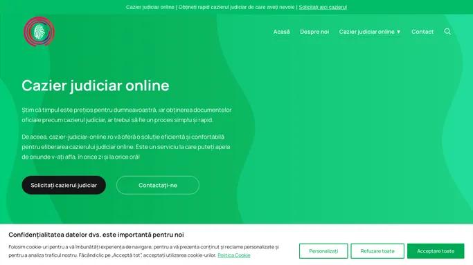 Cazier judiciar online - Cazier Judiciar Online - Obtine cazierul juridic fara deplasari