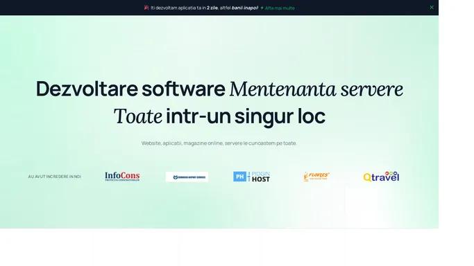 Dezvoltare software - Cloud Based Software