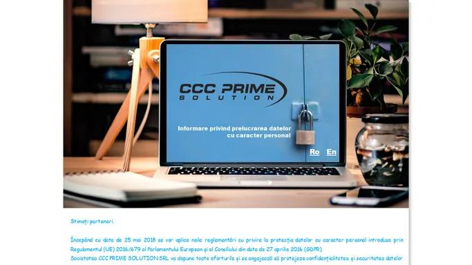 CCC Prime Solution - GDPR - Ro